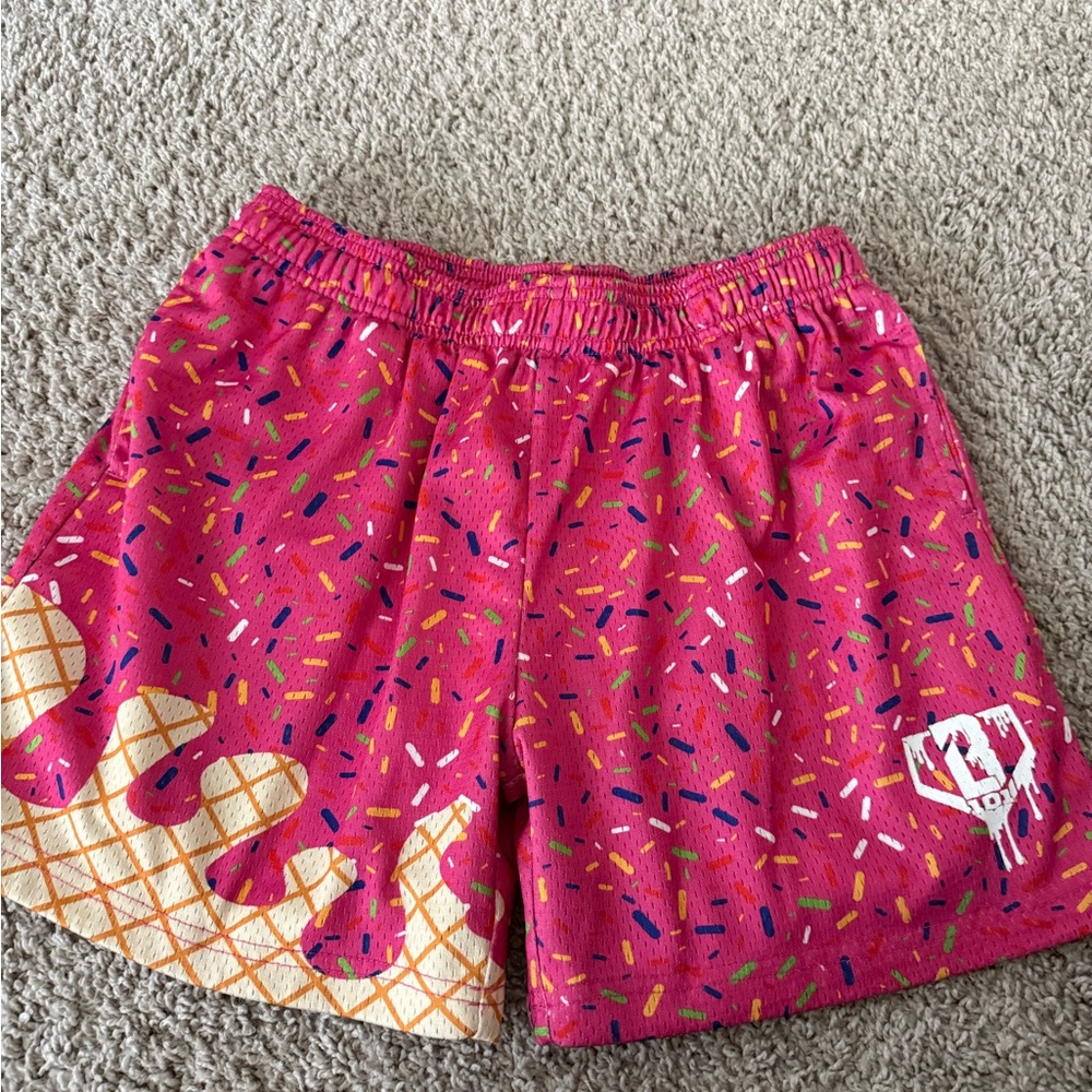 Baseball 101 Pink ice cream Shorts